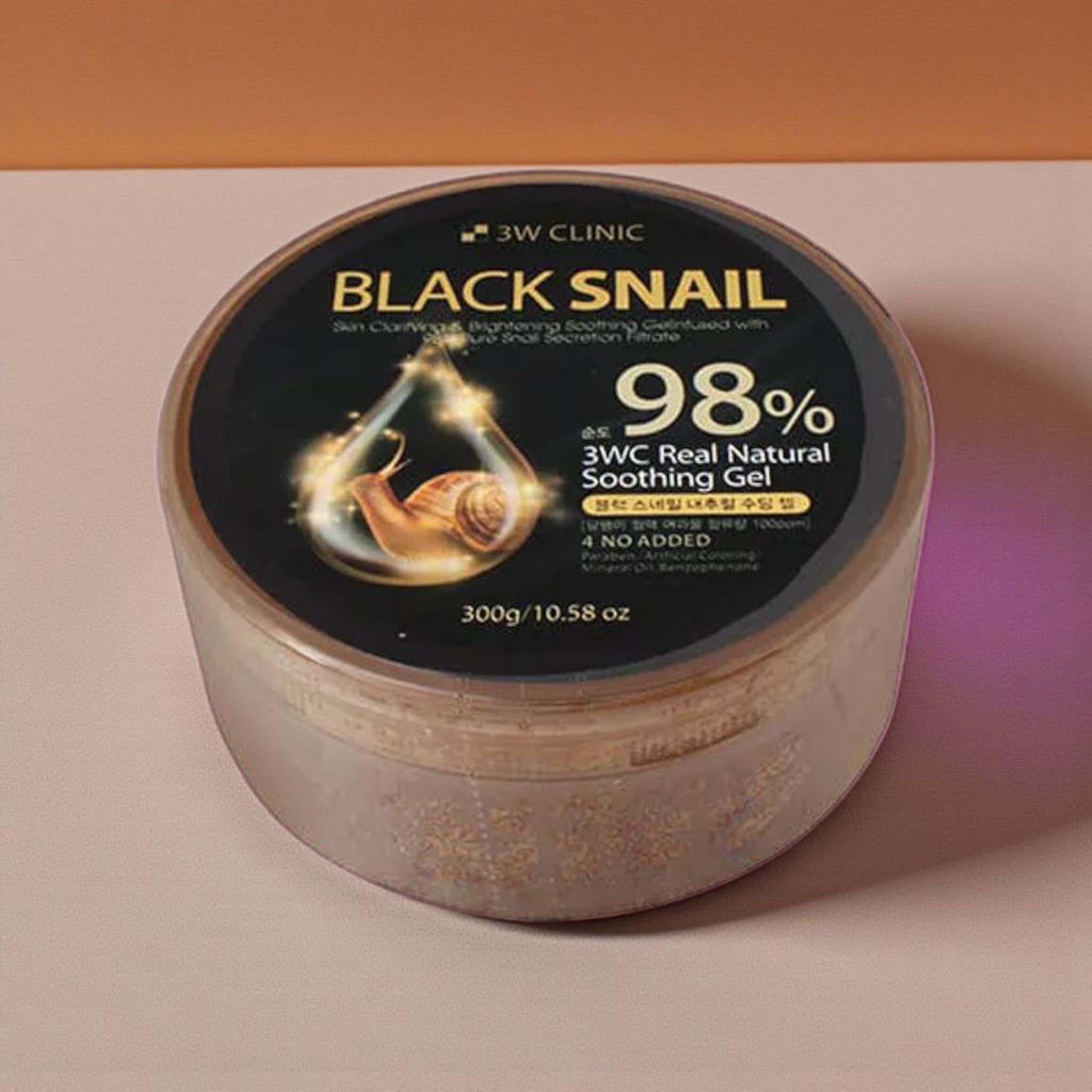3W Clinic Black Snail Natural Soothing Gel - 300g