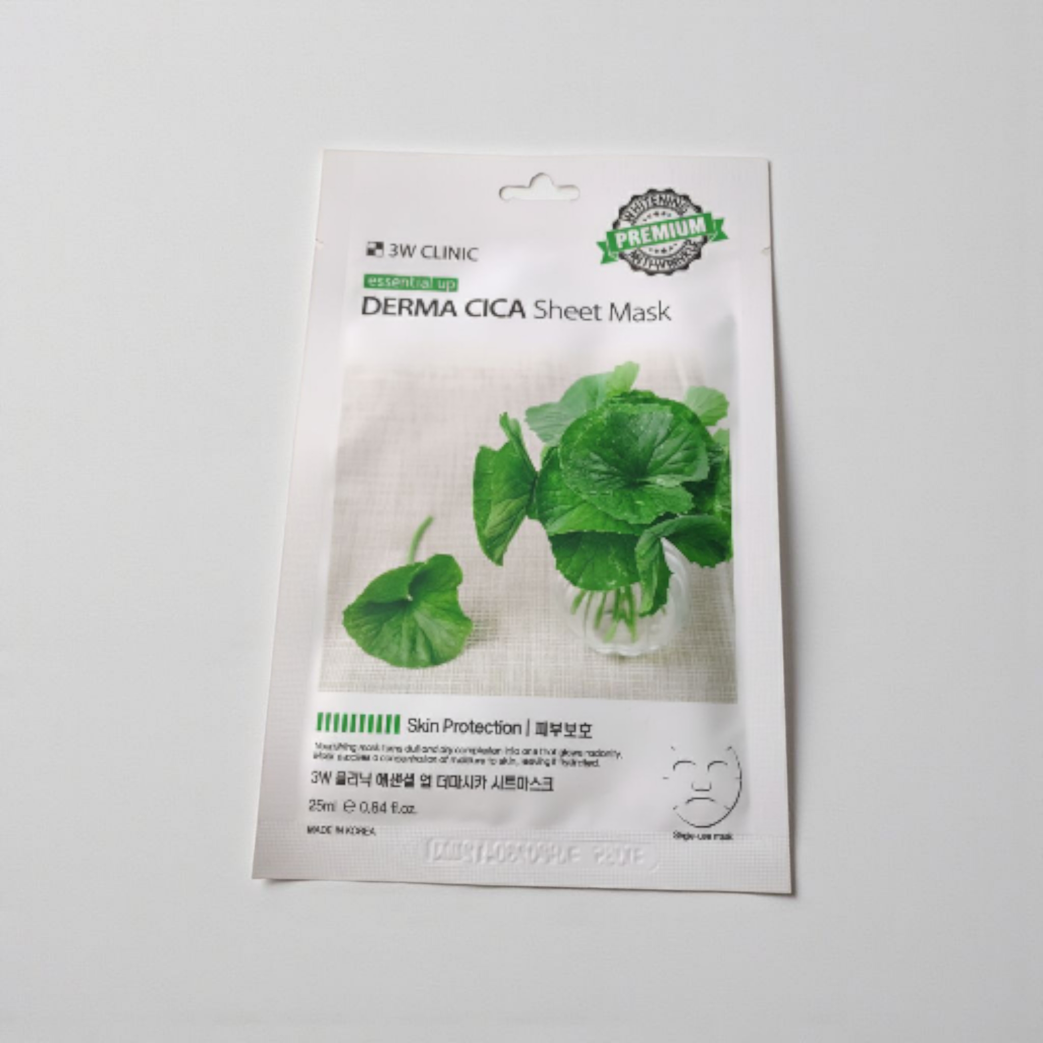 3W Clinic Essential Up Derma Cica Sheet Mask - 25ml
