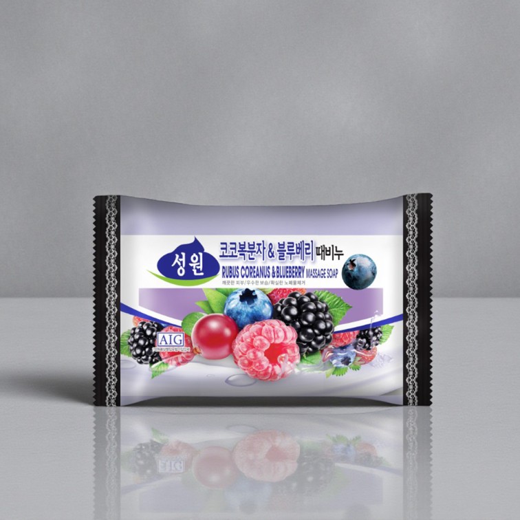AIG Rubus Coreanus & Blueberry Message Soap - 150g