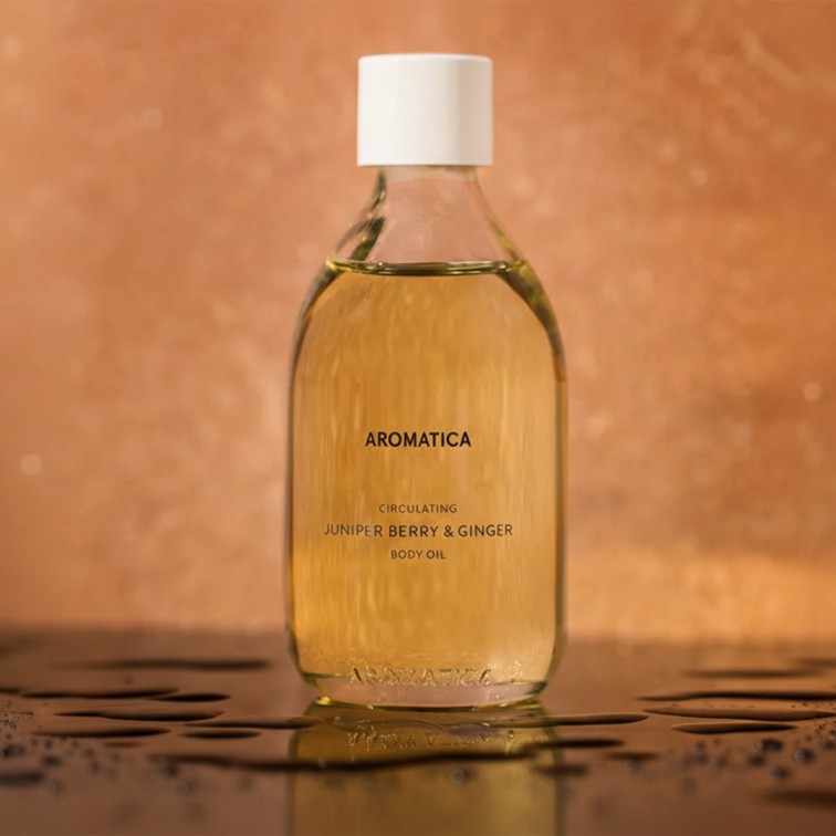 Aromatica Circulating Juniper berry &amp; Ginger Body Oil - 100ml