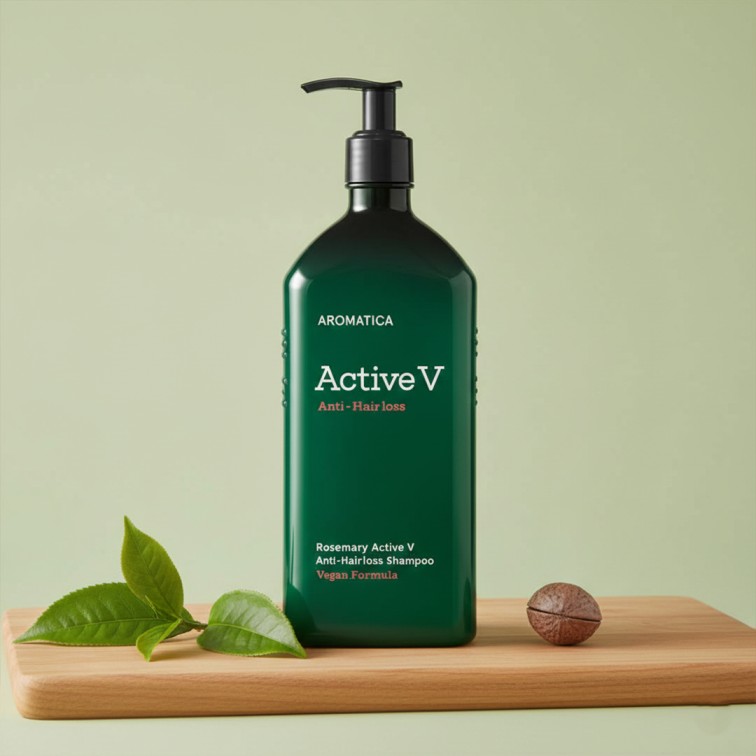Aromatica Rosemary Active V Anti-Hair Loss Shampoo - 400ml
