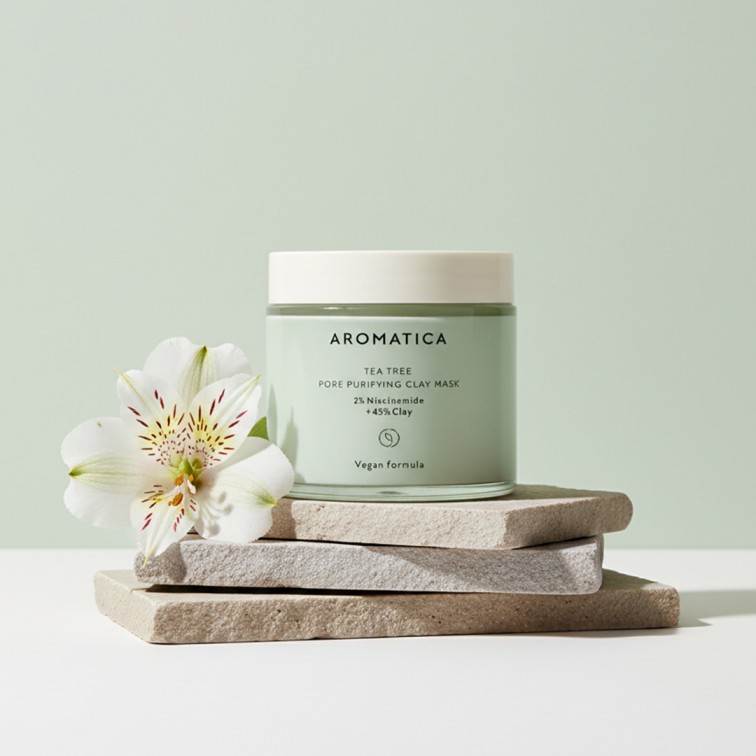 Aromatica Tea Tree Pore Purifying Clay Mask - 120g