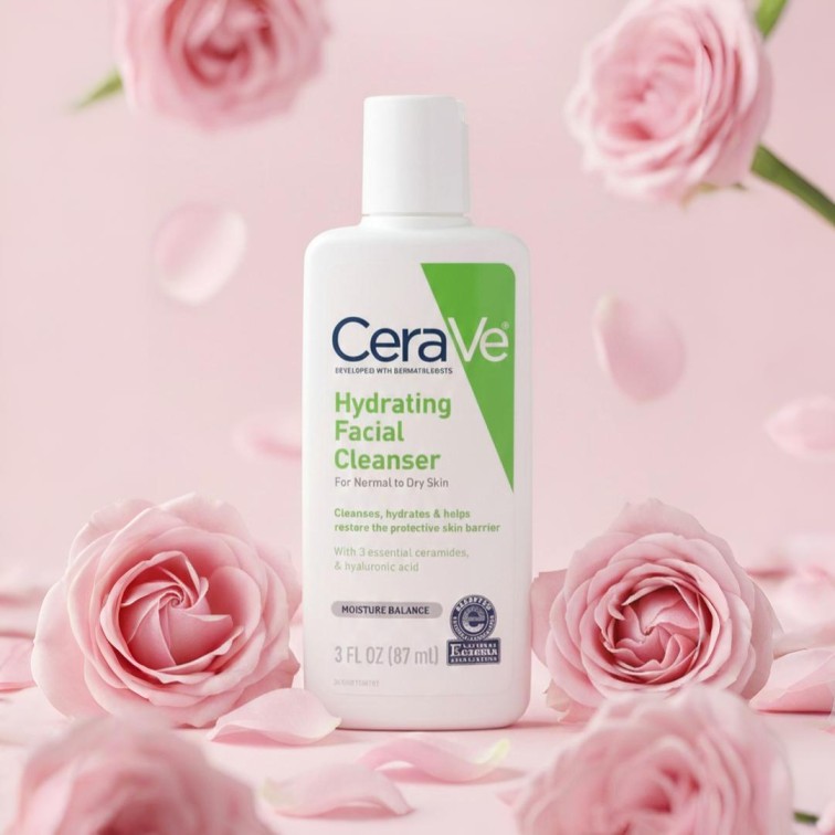 Cerave hydrating cleanser for normal to dry skin-87ml