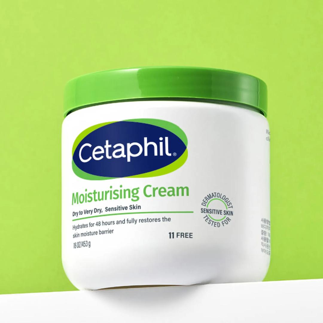Cetaphil Moisturising Cream Dry to Very Dry, Sensitive Skin - 453g (Korean version)