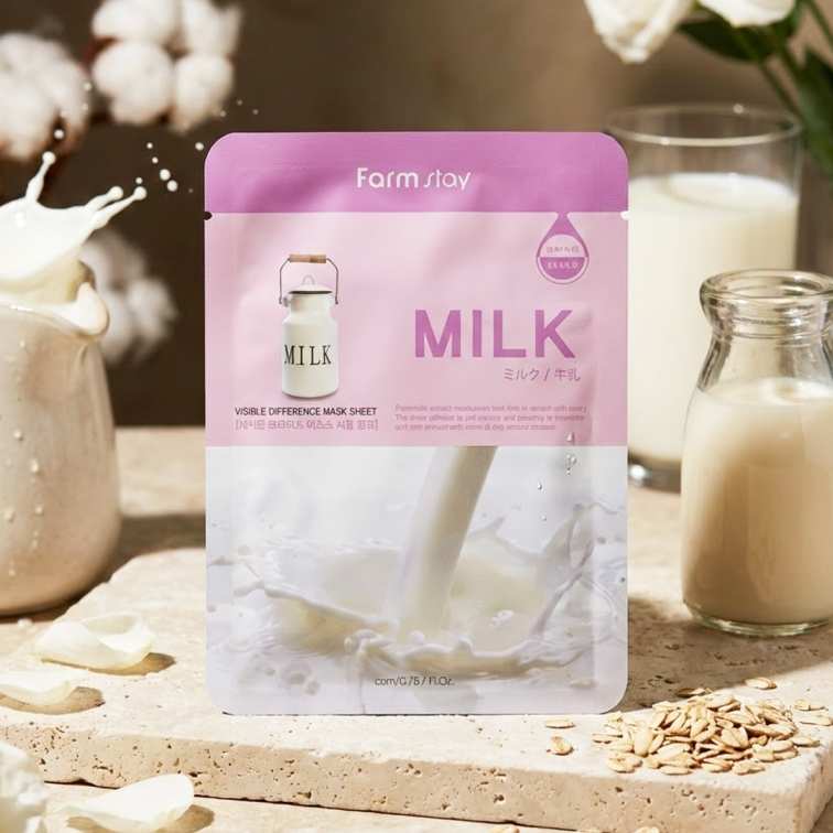 Farmstay Visible Difference Mask Sheet (Milk) - 23ml
