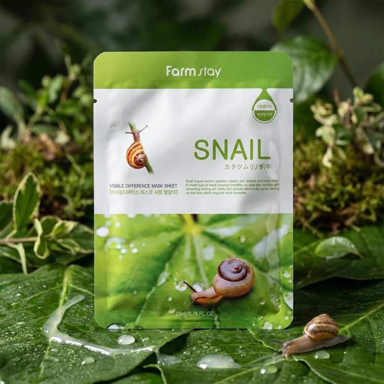 Farmstay Visible Difference Mask Sheet (Snail) - 23ml