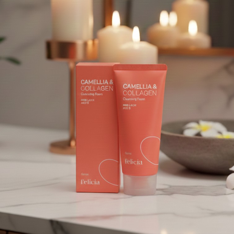 Felicia Camellia & Collagen Cleansing Foam - 100ml