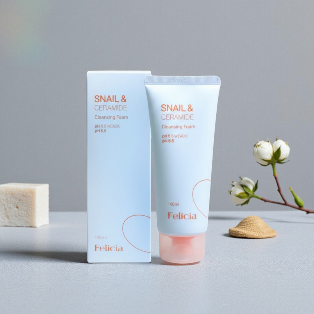 Felicia Snail &amp; Ceramide Cleansing Foam - 100ml