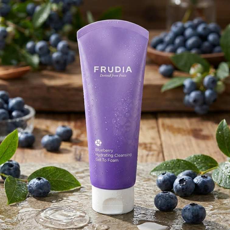 Frudia Blueberry Hydrating Cleanser Gel To Foam - 145g