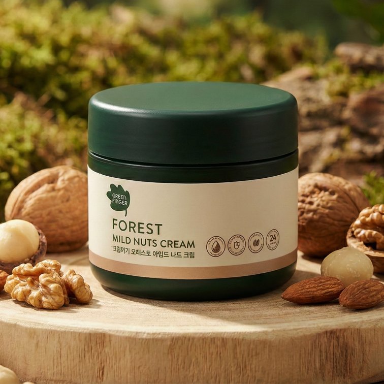 Green Finger Forest Mild Nuts Body Cream - 300g