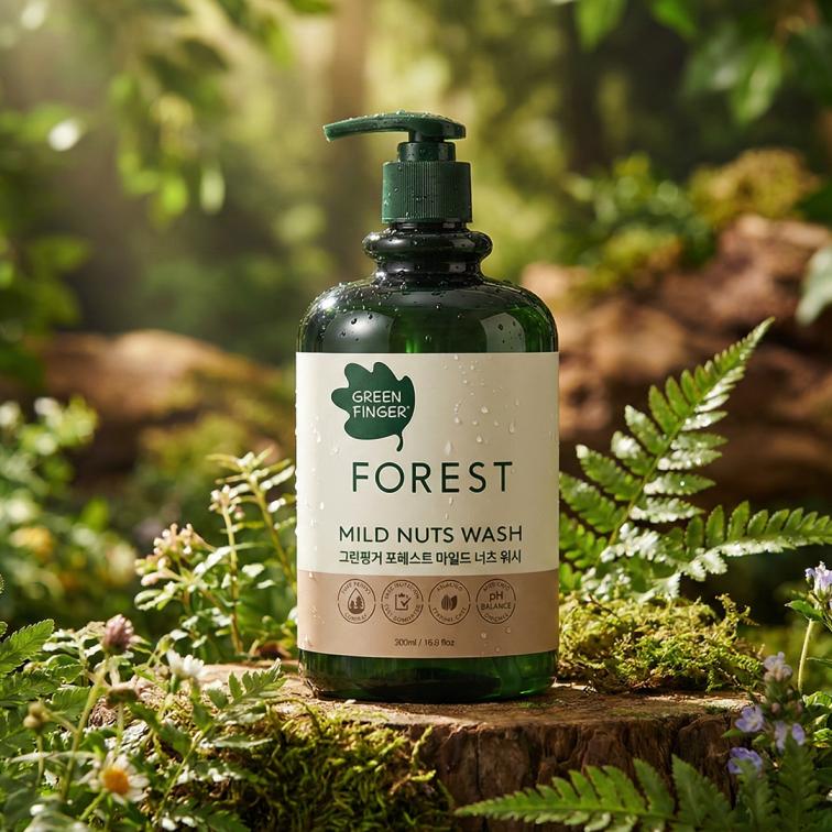 Green Finger Forest Mild Nuts Body Wash - 500ml