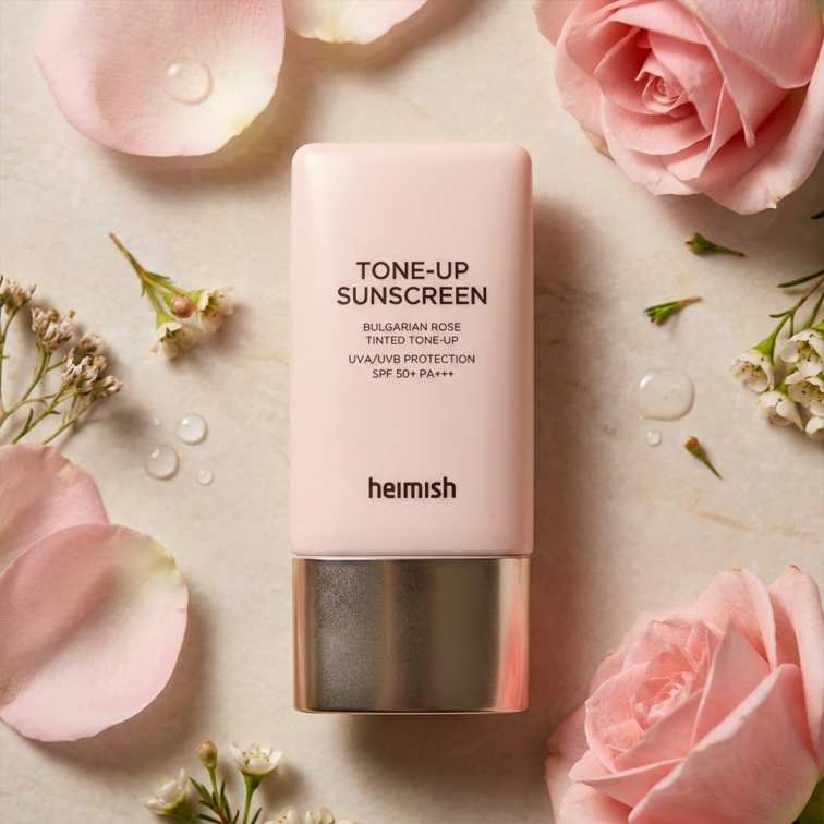 Heimish Bulgarian Rose Tone-up Sunscreen SPF50+ PA+++ 30ml
