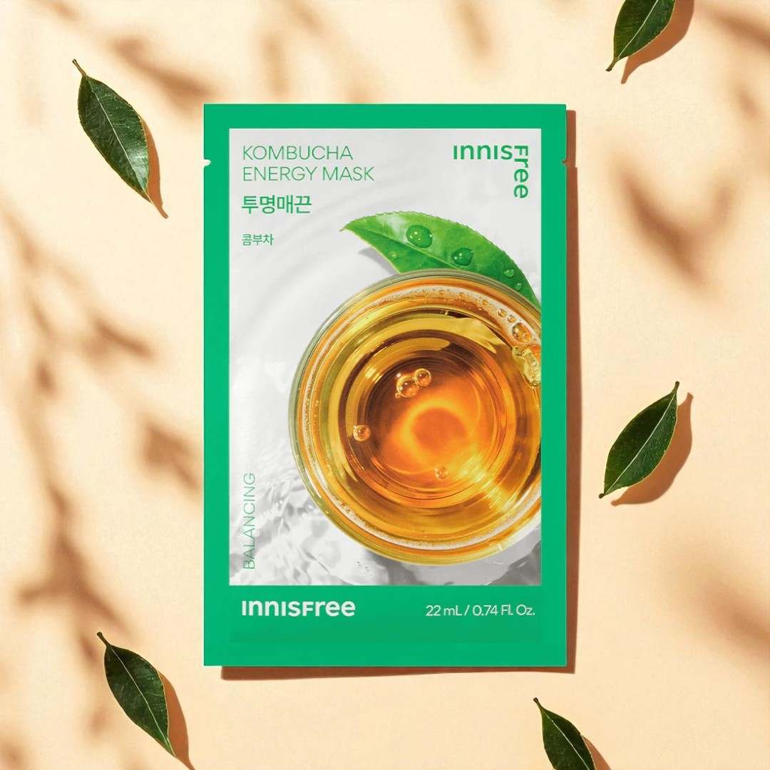 Innisfree It's Real Squeeze Mask Sheet Kombucha - 22ml