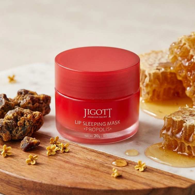 Jigott Lip Sleeping Mask (Propolis) - 20g
