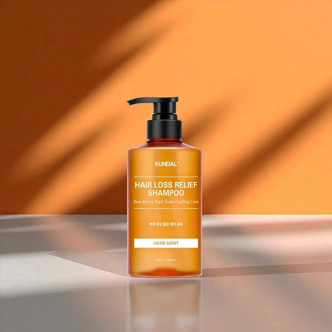 Kundal Barley Yeast Hair Loss Relief Shampoo (Herb Mint) - 500ml