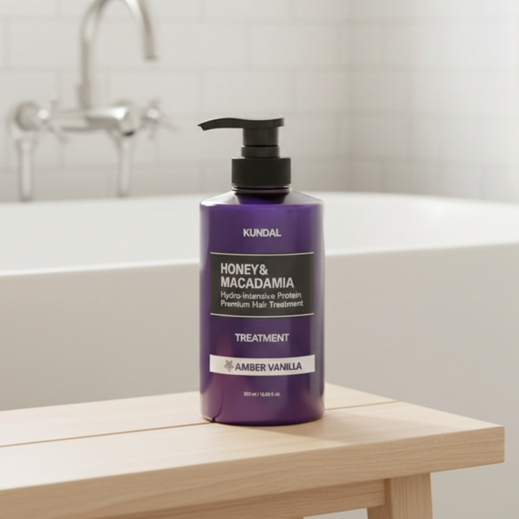 Kundal Honey &amp; Macadamia Hair Treatment (Amber Vanilla) - 500ml