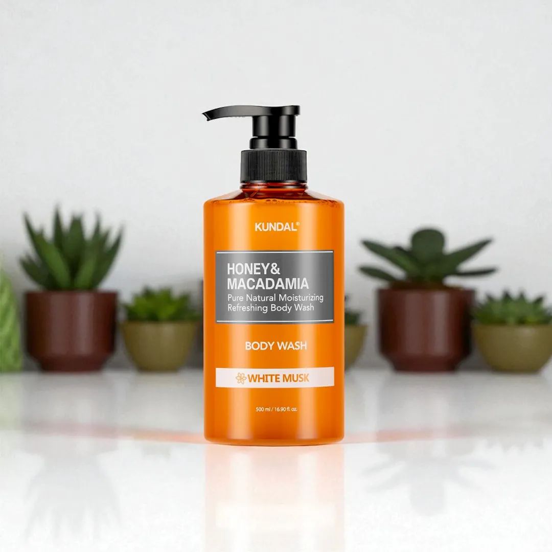 Kundal Honey & Macadamia Pure Body Wash (White Musk) -1058ml