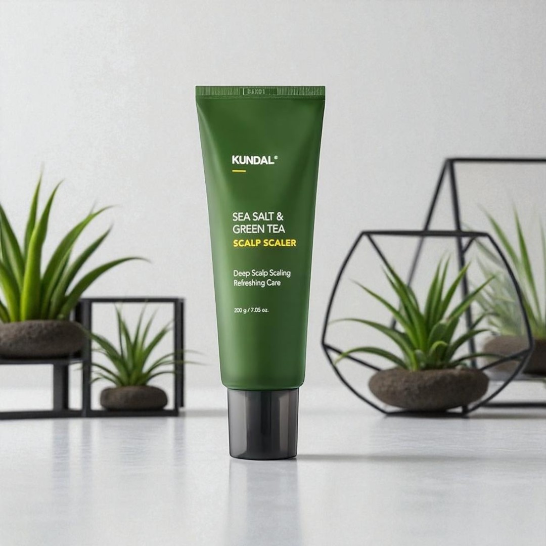 Kundal Sea Salt & Green Tea Scalp Scaler Herb Mint - 200g