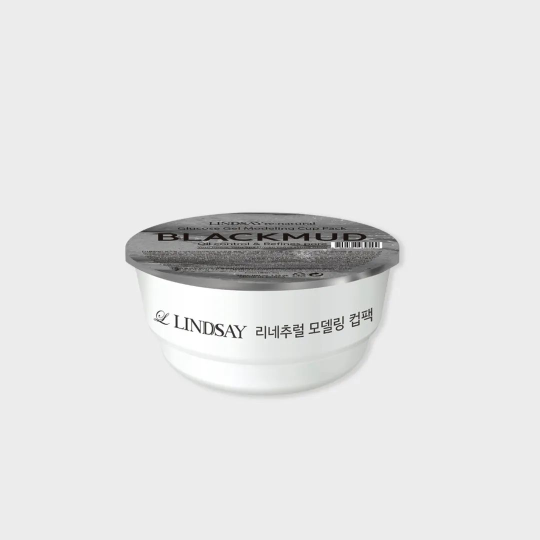 Lindsay Re-Nature Glucose Gel Oil Control & Refines Pore Modeling Cup Pack (Blackmud) - 35g