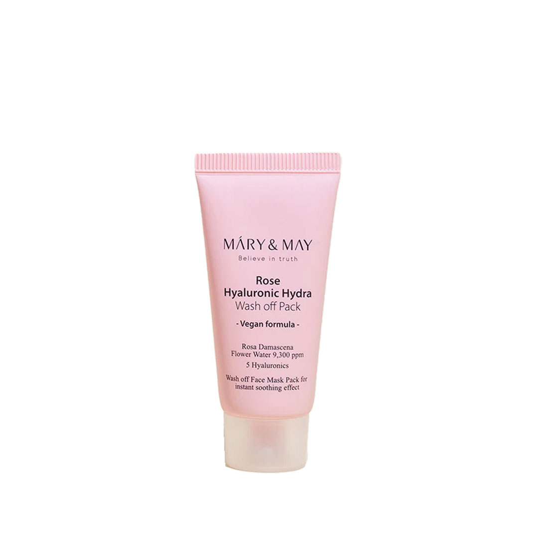Mary &amp; May Rose Hyaluronic Hydra Wash off Pack - 30g