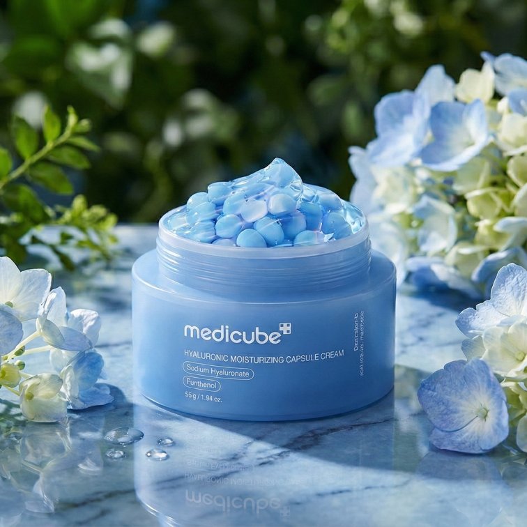 Medicube Hyaluronic Moisturizing Capsule Cream - 55g