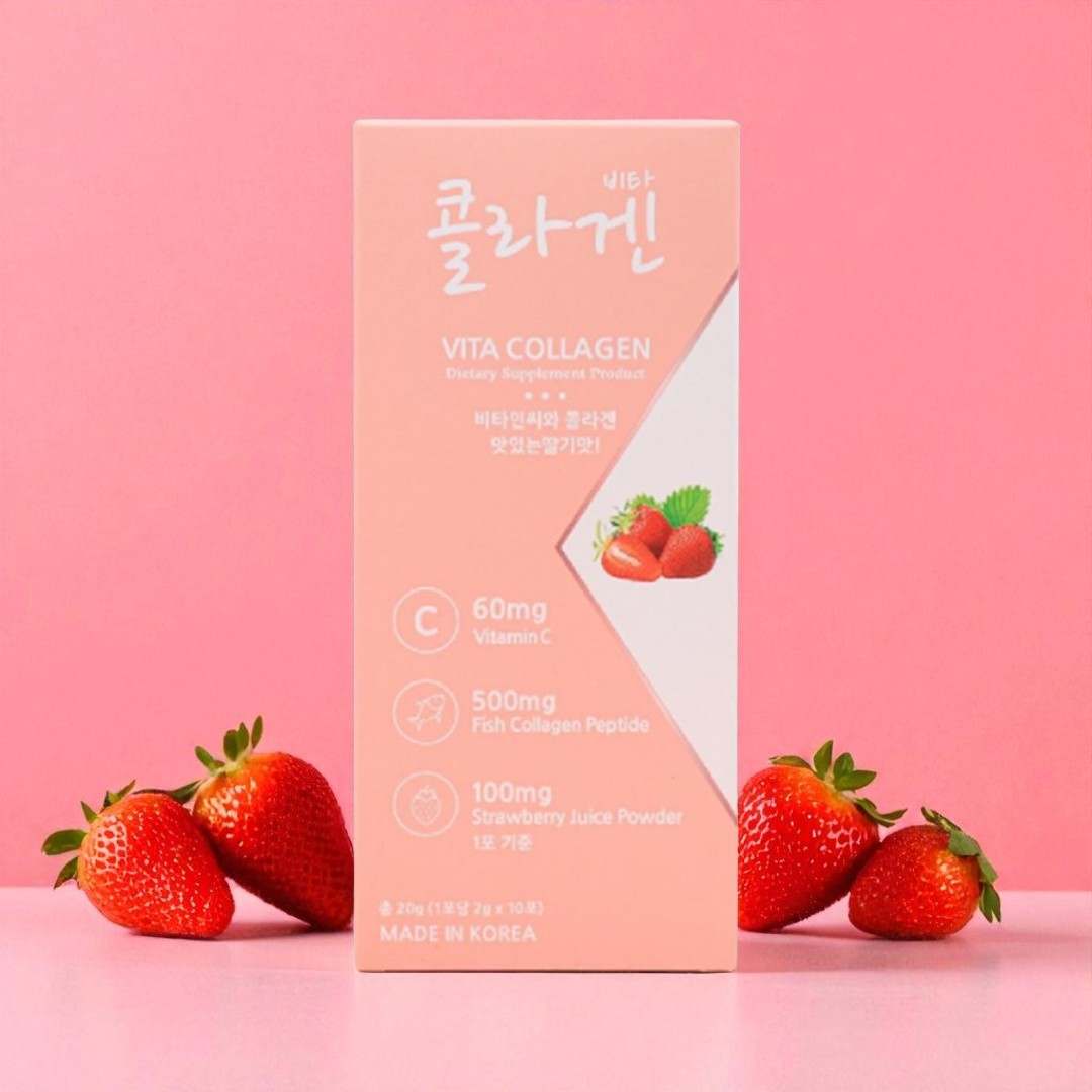 MemberK Vita Collagen Strawberry -10 Sachets