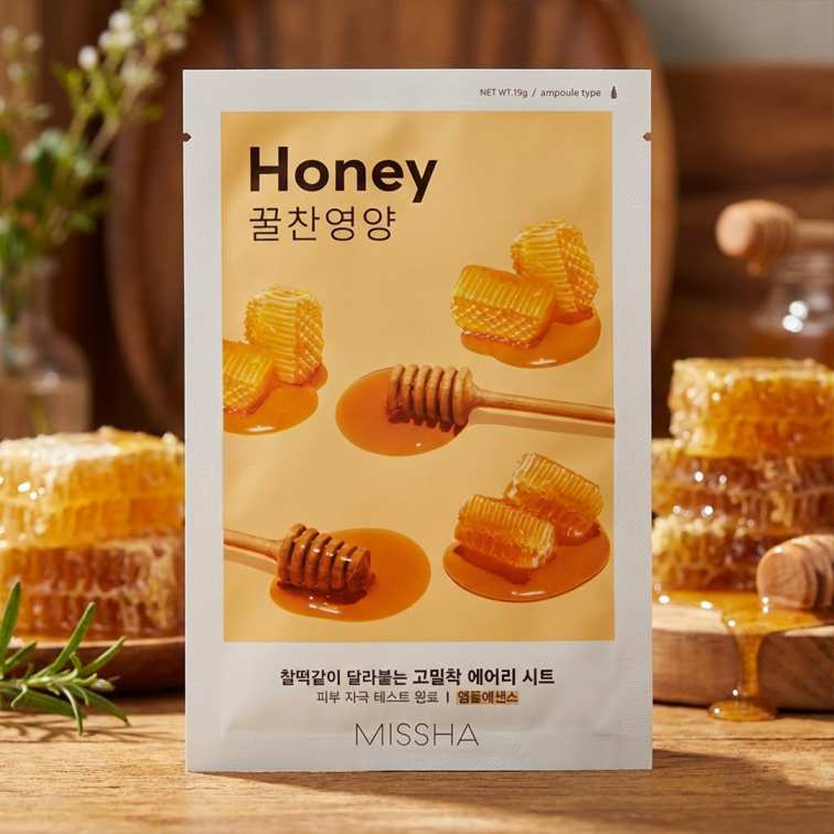 Missha Airy Fit Sheet Mask Honey - 19gm