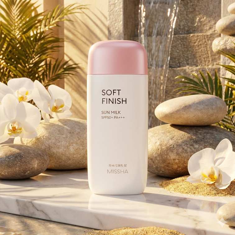 Missha All Around Safe Block Soft Finish Sun Milk EX SPF50+/PA+++ - 70ml