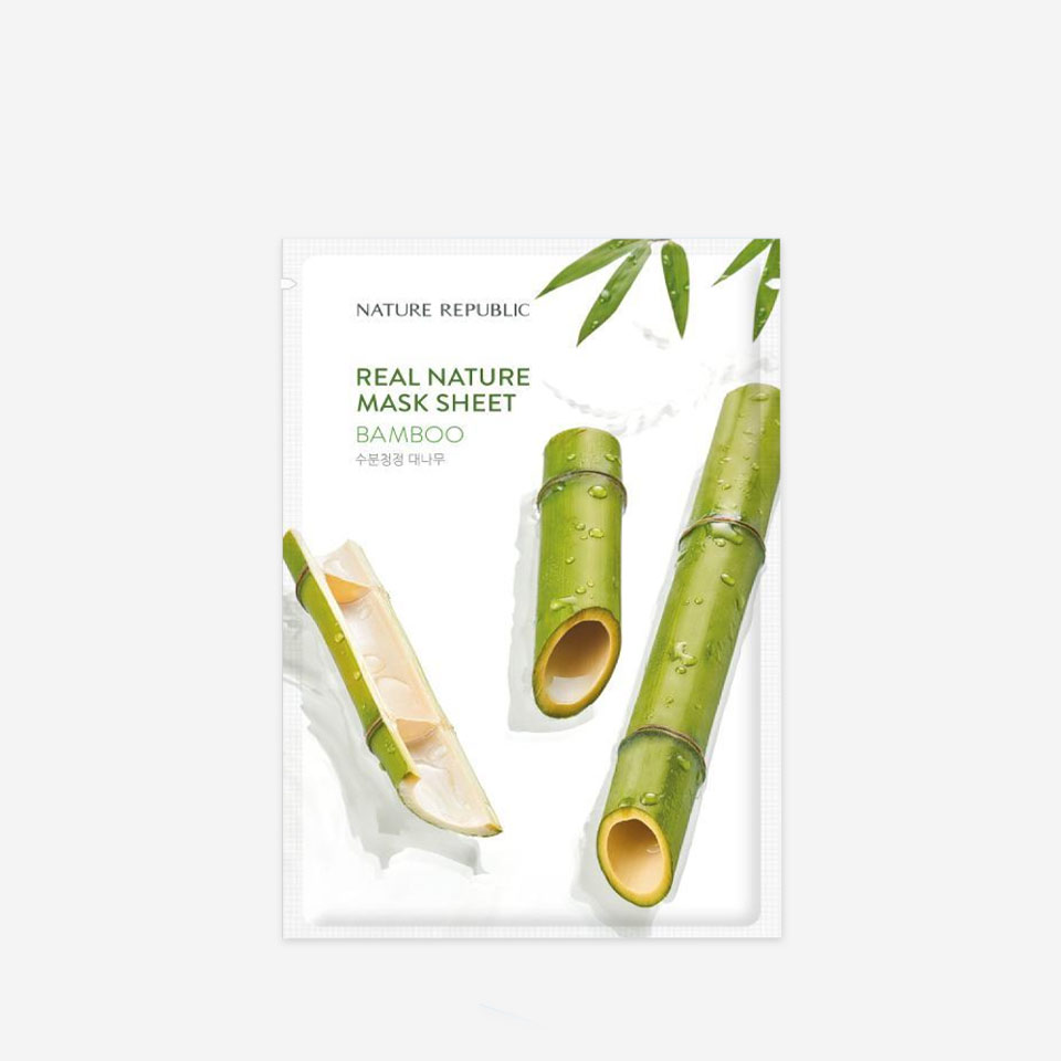 Nature Republic Real Nature Bamboo Sheet Mask - 23ml