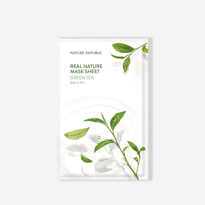 Nature Republic Real Nature Green Tea Mask Sheet - 23ml