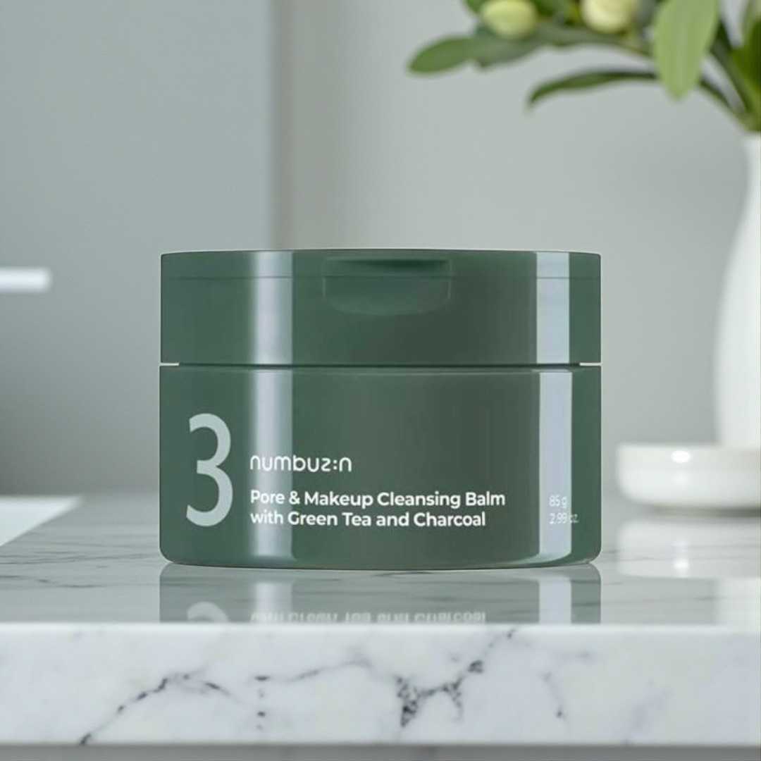 Numbuzin No.3 Pore &amp; Makeup Cleansing Balm With Green Tea And Charcoal - 85g
