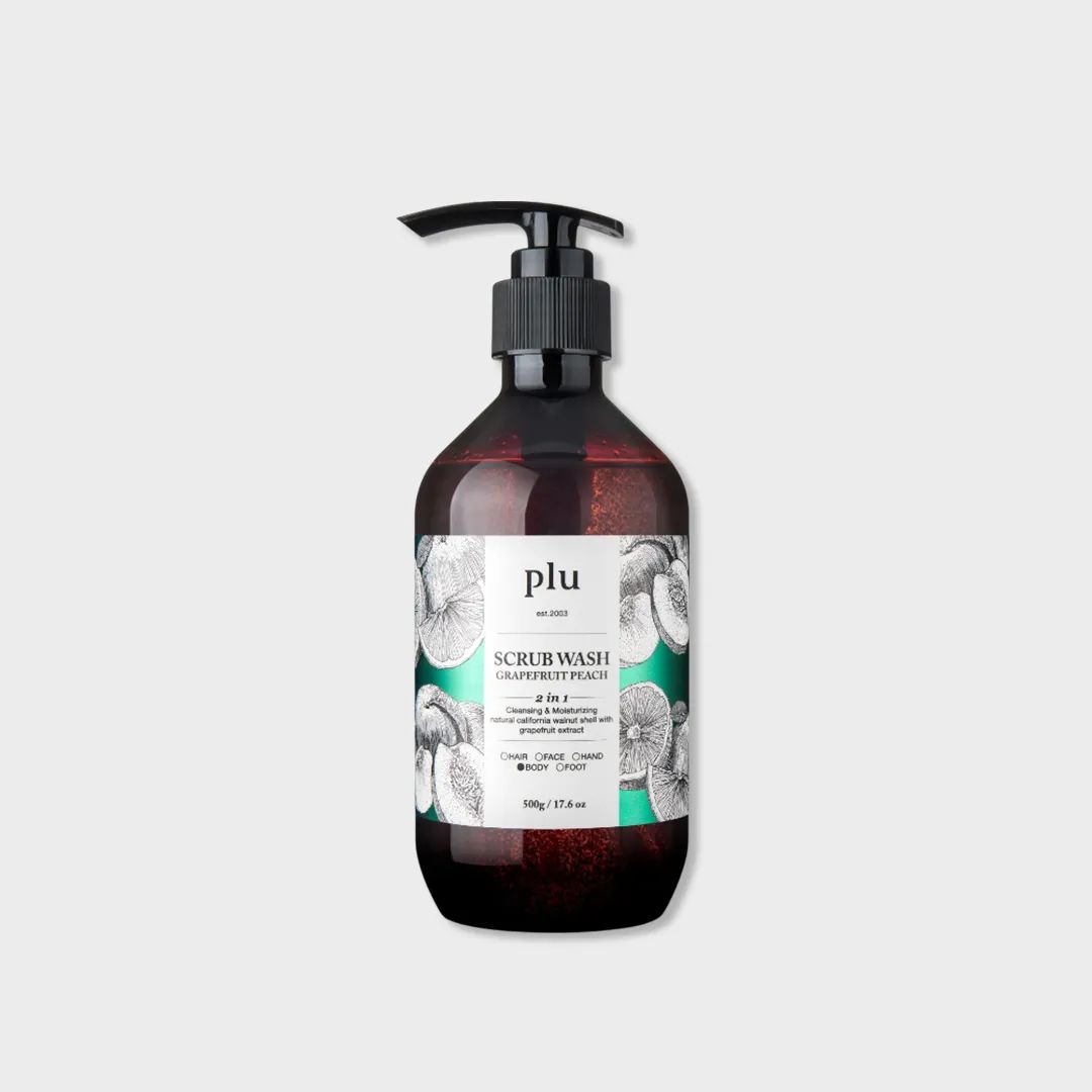 Plu Scrub Wash Grapefruit Peach - 500g
