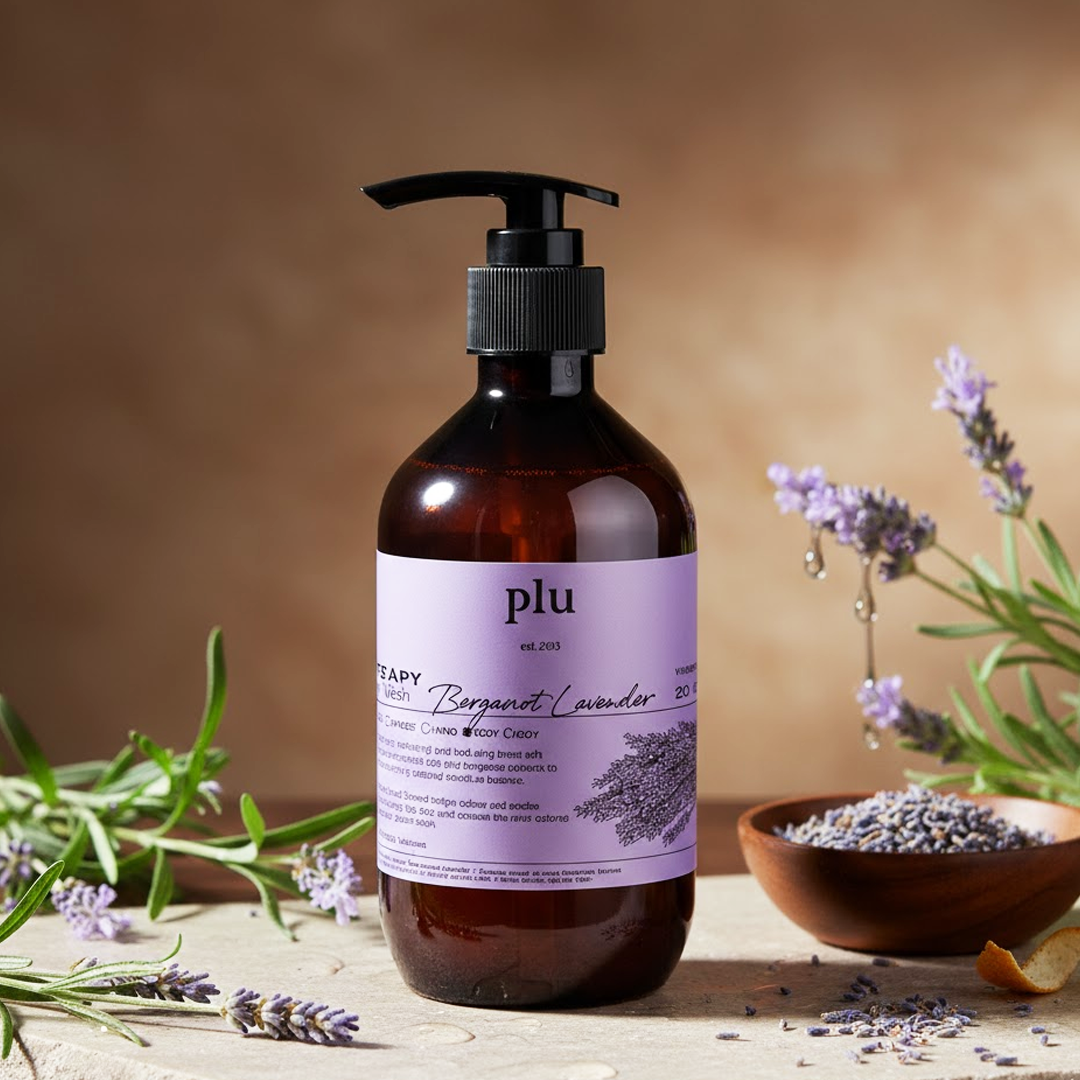 Plu Therapy Body Wash (Bergamot Lavender) - 500g