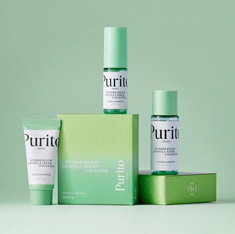 Purito wonder Releaf Centella Unscented Mini Kit