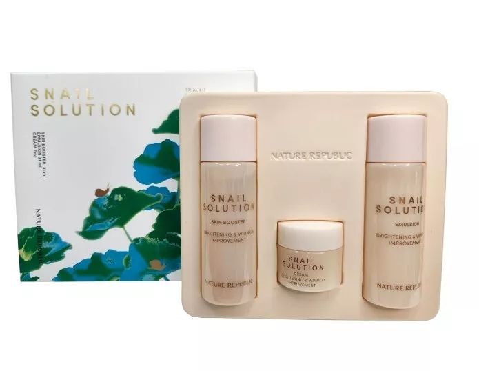 Nature Republic Snail Solution Trial Kit - 3pcs