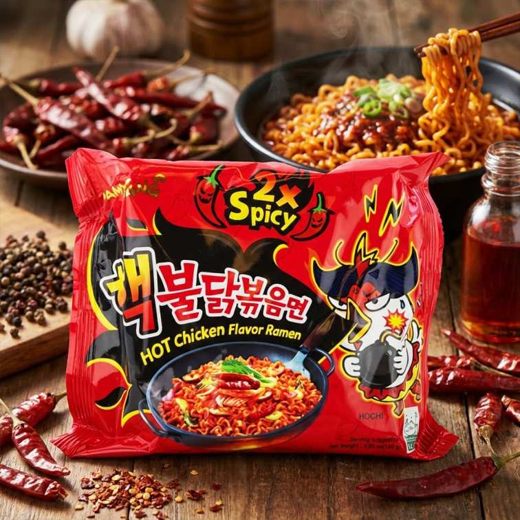 Samyang 2X Spicy Hot Chicken Ramen Noodles - 140g