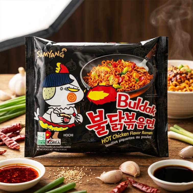 Samyang Buldak Hot Chicken Ramen Noodles - 140g