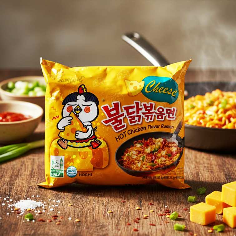 Samyang Cheese Hot Chicken Ramen Noodles - 140g
