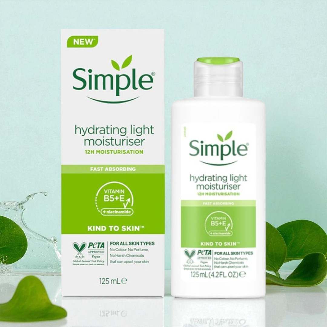 Simple Kind To Skin Hydrating Light Moisturiser - 125ml