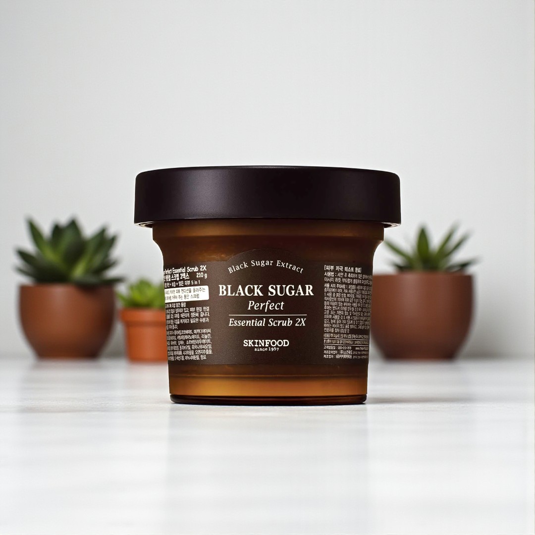 Skinfood Black Sugar Perfect Essential Scrub 2X - 210g