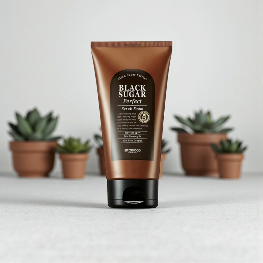 Skinfood Black Sugar Perfect Scrub Foam -180g