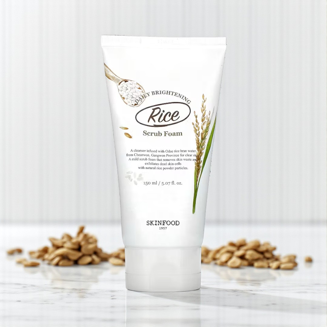 Skinfood Rice Daily Brightening Scrub Foam - 150ml