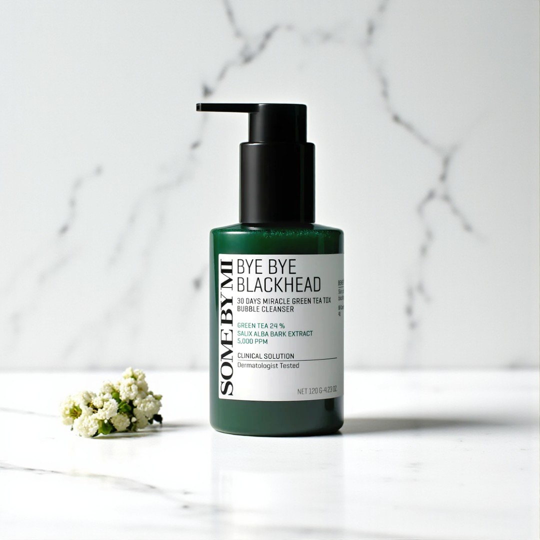 Some by mi Bye Bye Blackhead 30 Days Miracle Green Tea Tox Bubble Cleanser - 120g
