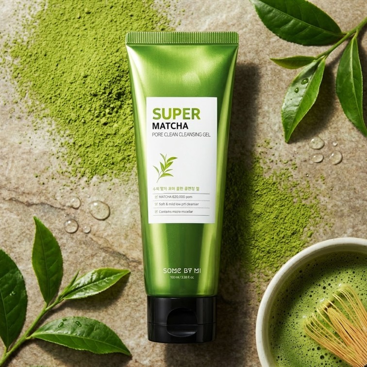 Some By Mi Super Matcha Pore Clean Cleansing Gel - 100ml