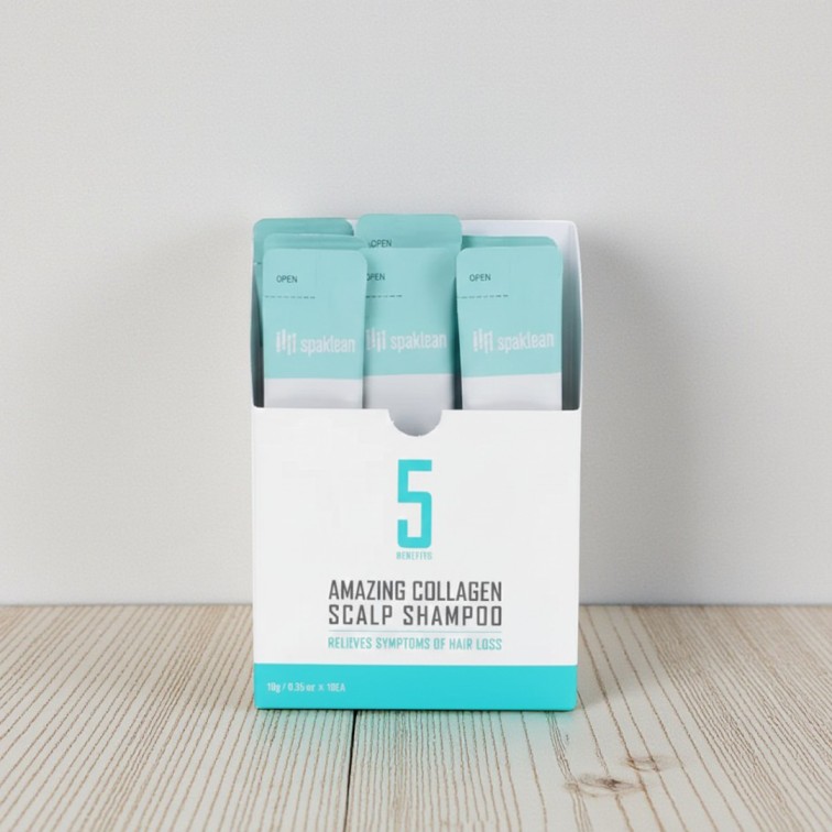 Spaklean Amazing Collagen Scalp Shampoo - (10ea*10g)