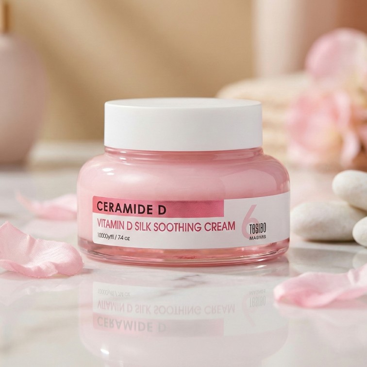 Tenzero Ceramide Vitamin D Silk Soothing Cream - 100g