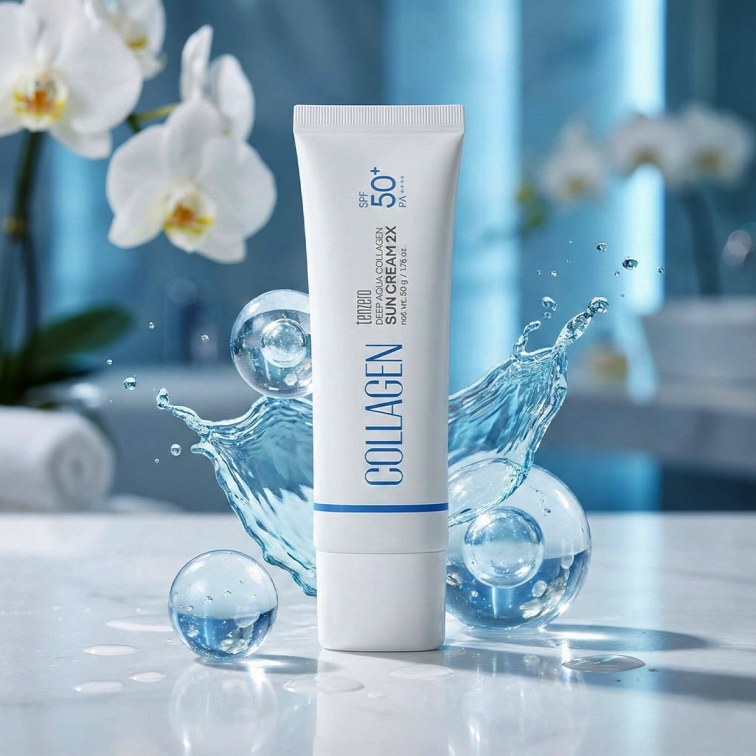 Tenzero Deep Aqua Collagen Sun Cream 2X - 50g