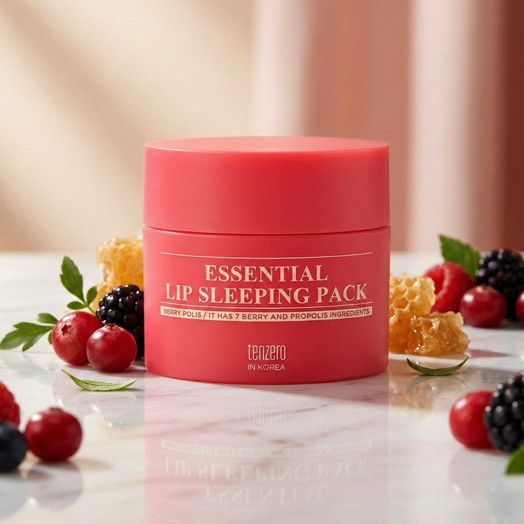 Tenzero Essential Lip Sleeping Pack (Berry Polis) - 15g