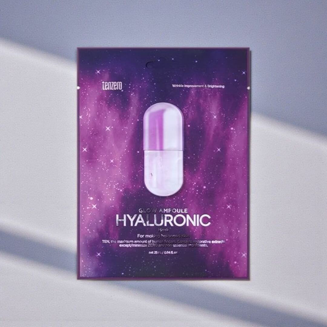 Tenzero Glow Ampoule Hyaluronic Sheet Mask- 25ml