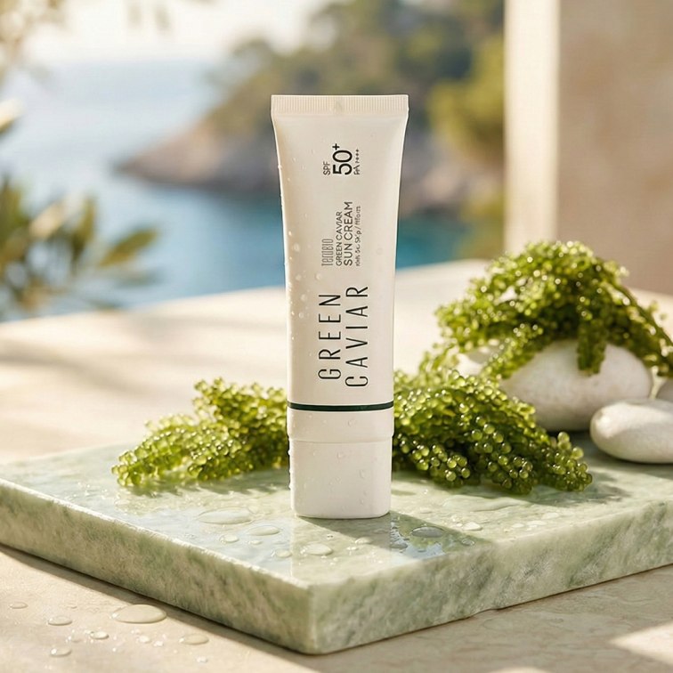 Tenzero Green Caviar Sun Cream SPF 50+ PA++++ - 50g